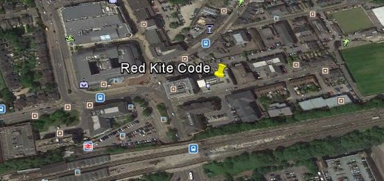 Red Kite Code on Google Earth